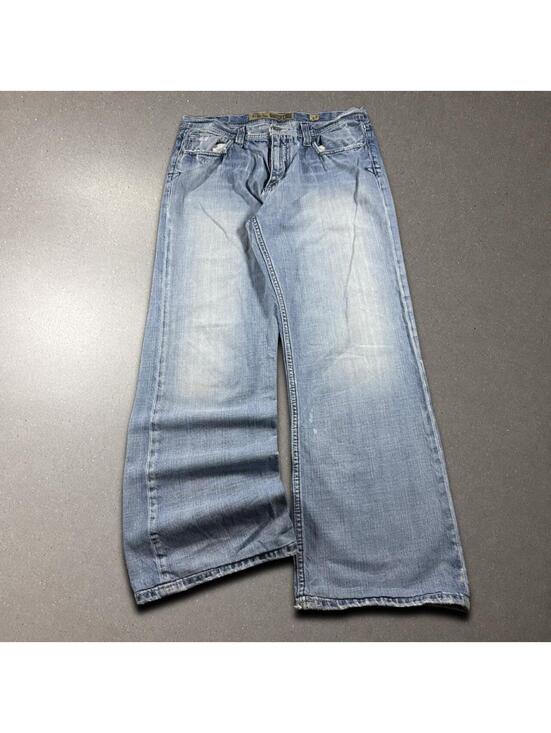 BKE Other - Y2K Skater BKE Buckle Tyler Baggy Light Wash Jeans - Fits 32x28.5!